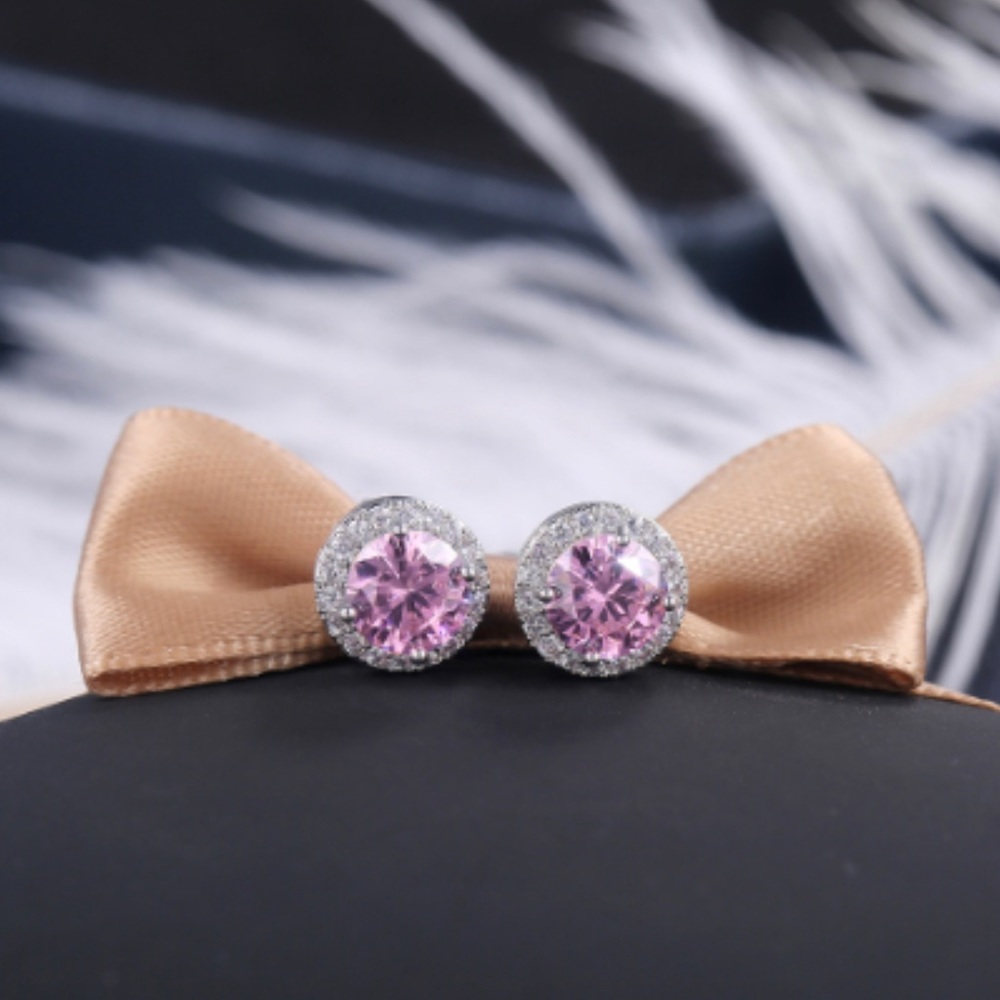 ✨Stunning Pink Halo Studs✨